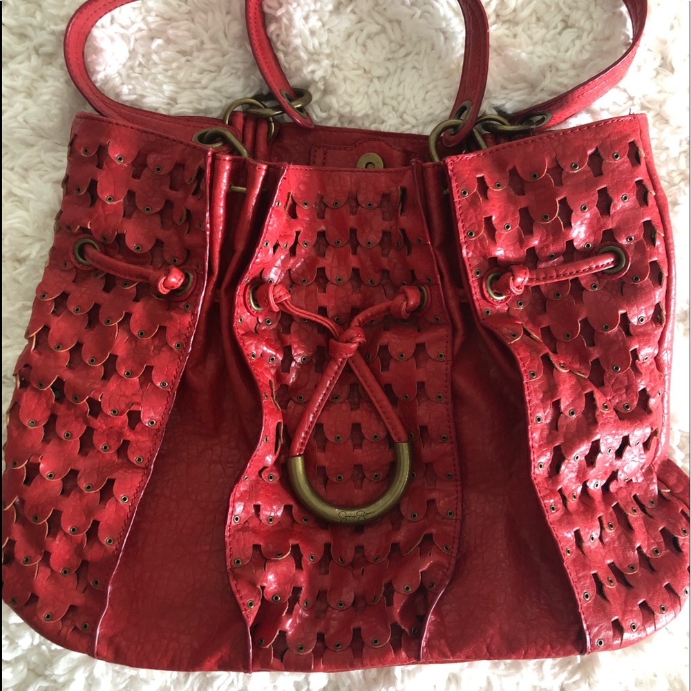 Dazzling Jessica Simpson Red Tote